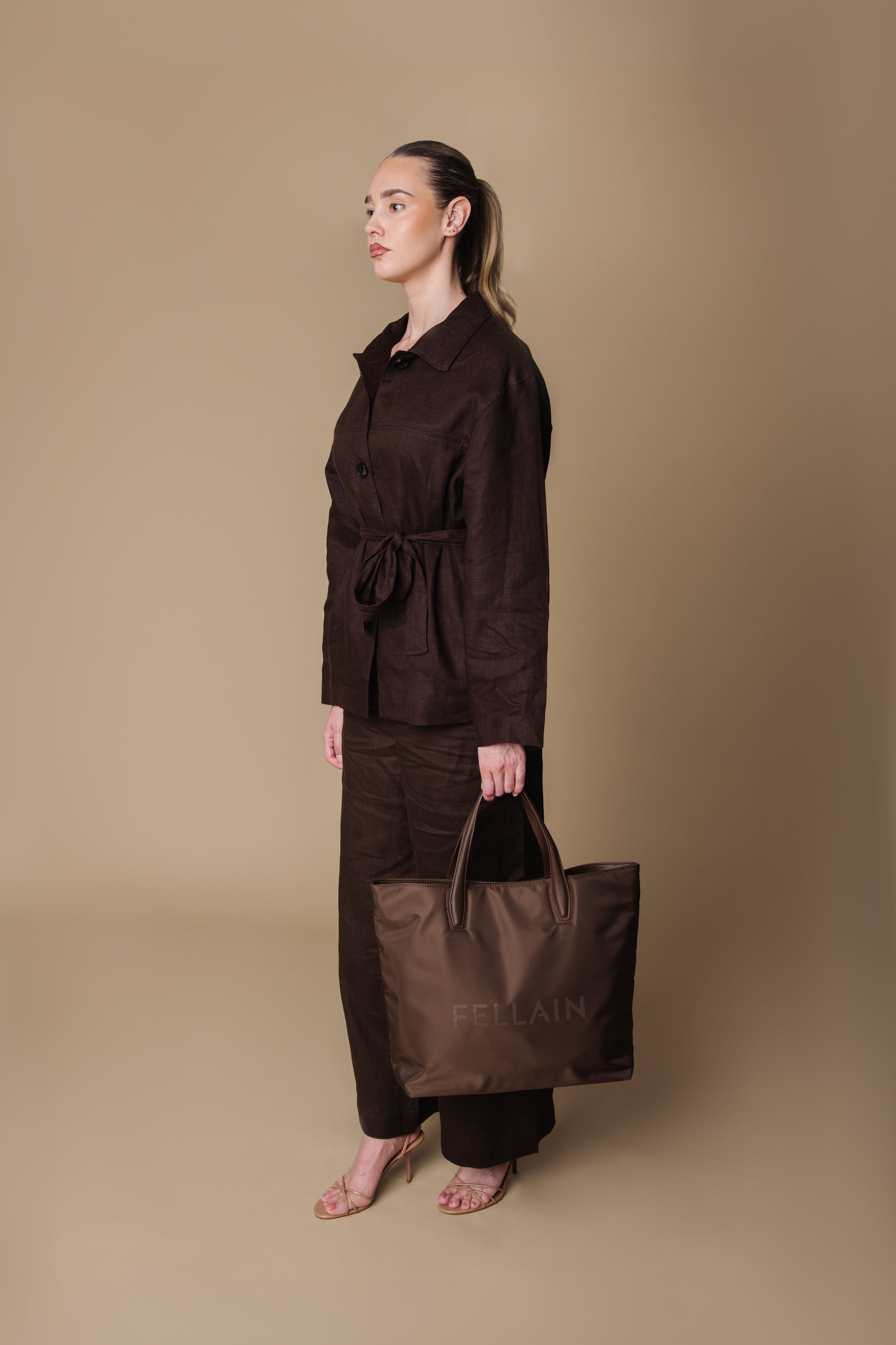 Ease Nero Shopper Bag Brown
