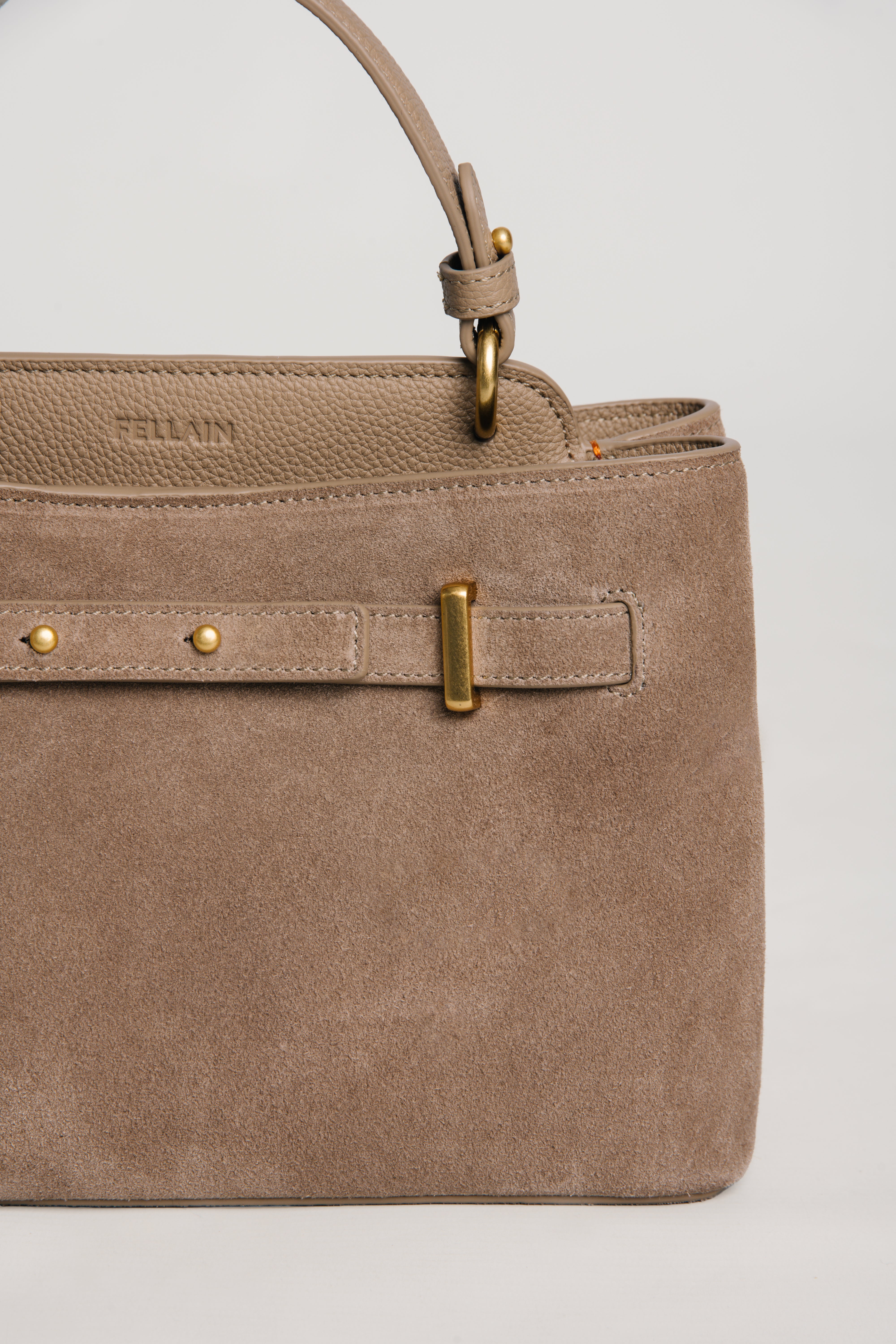 Noé Suede Bag Beige
