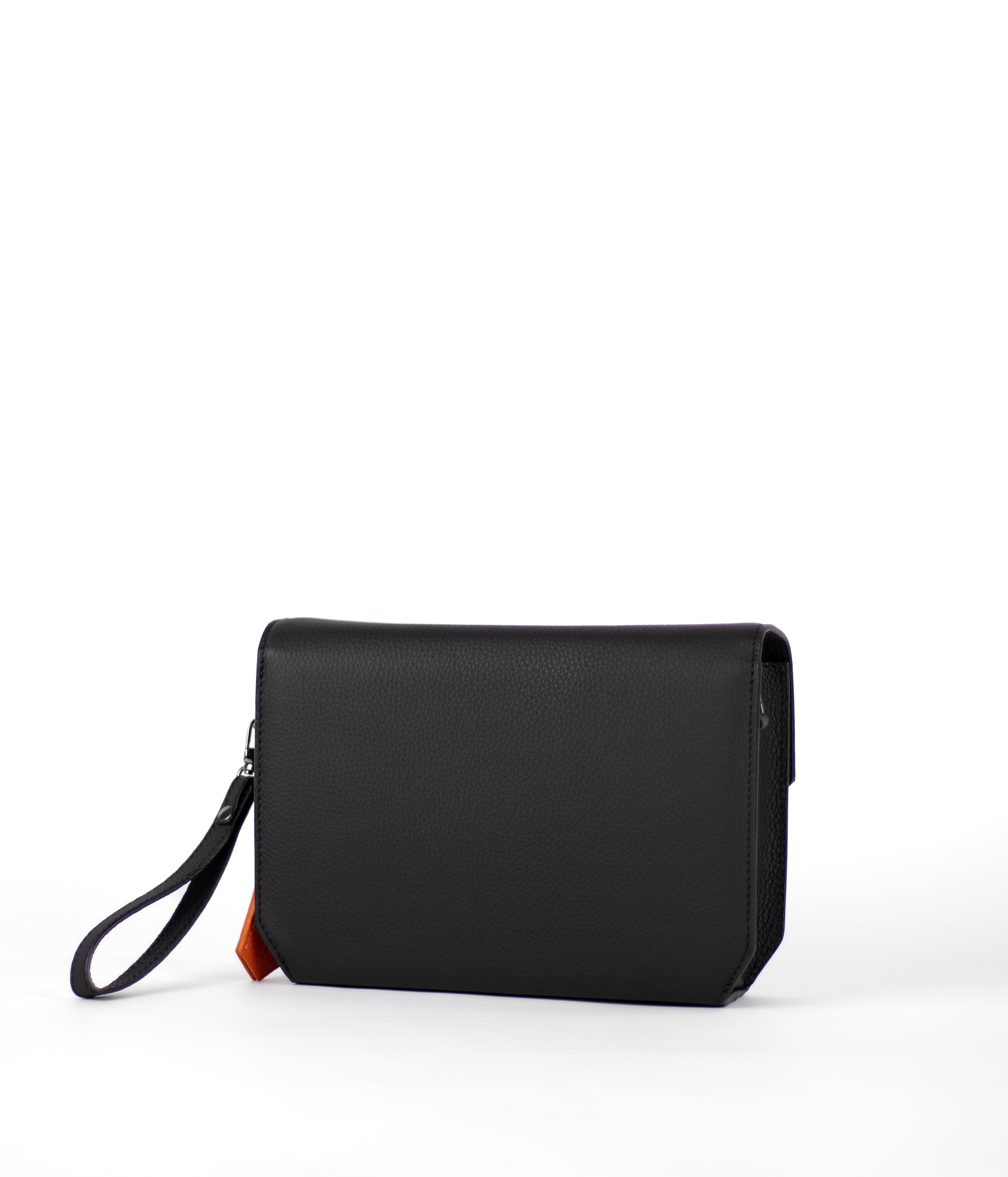Fellain premium crossbody messenger bag for men in black leather
