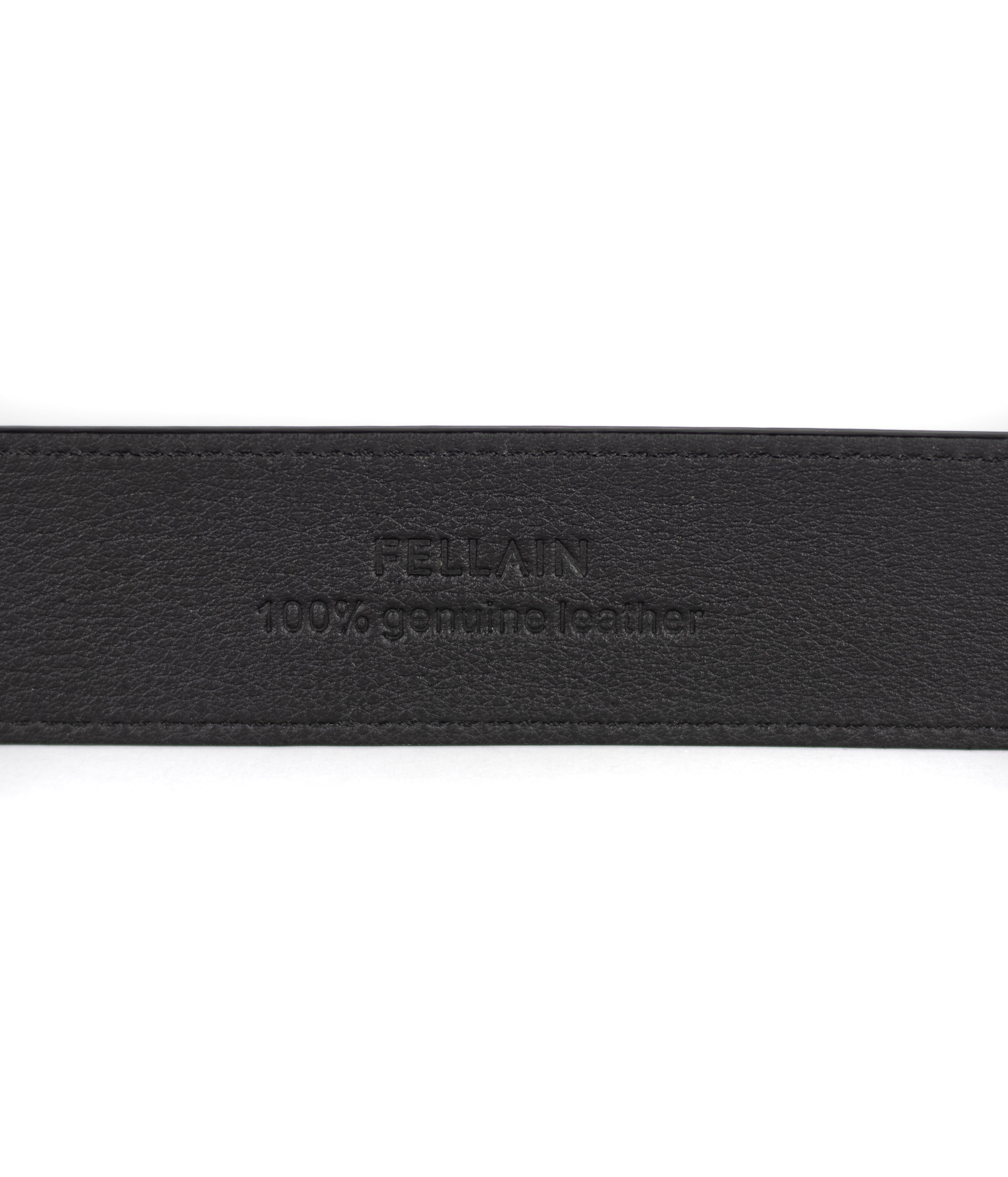 Icon Men Leather Belt Black