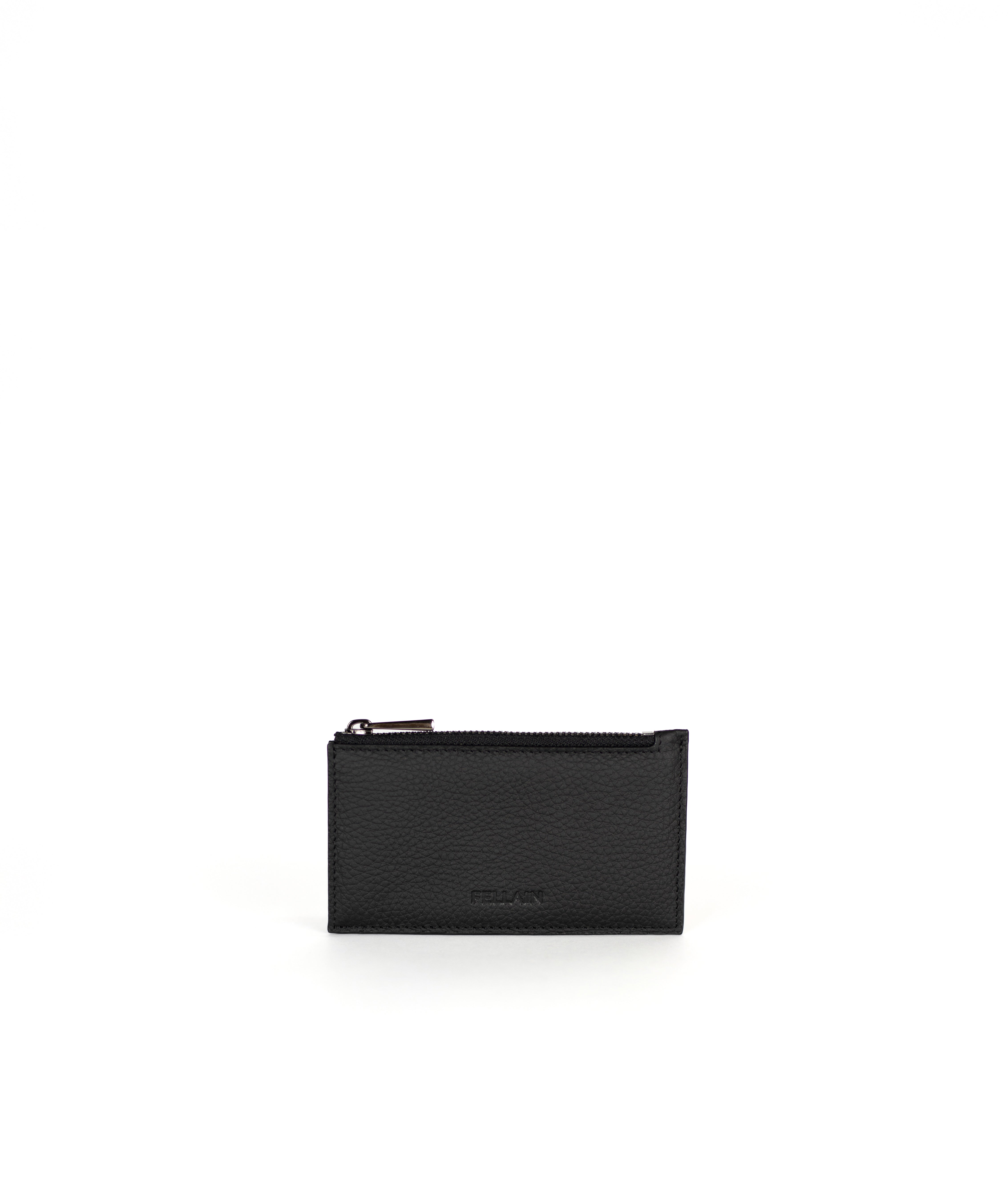 Zipper card holder black