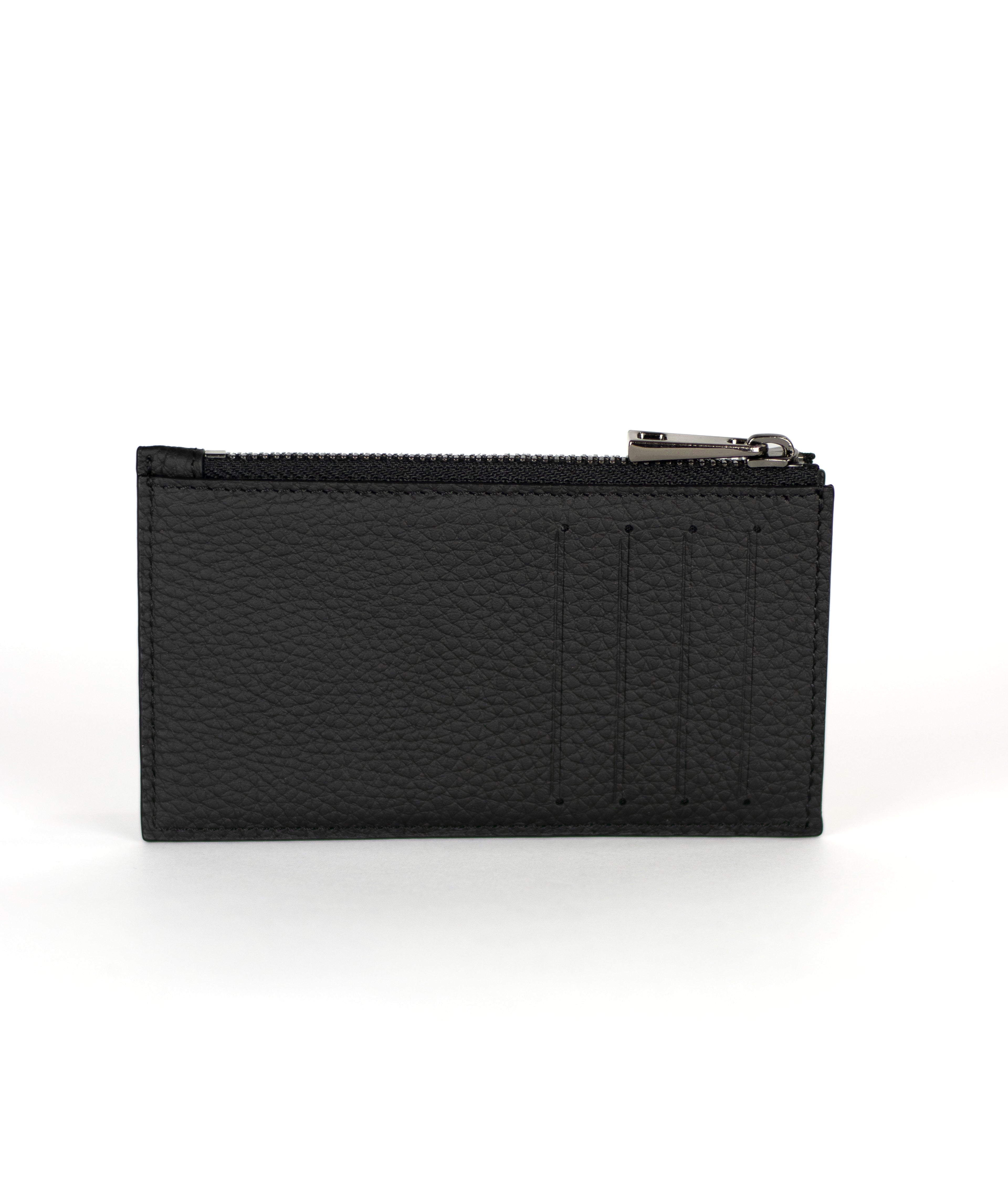 Zipper card holder black