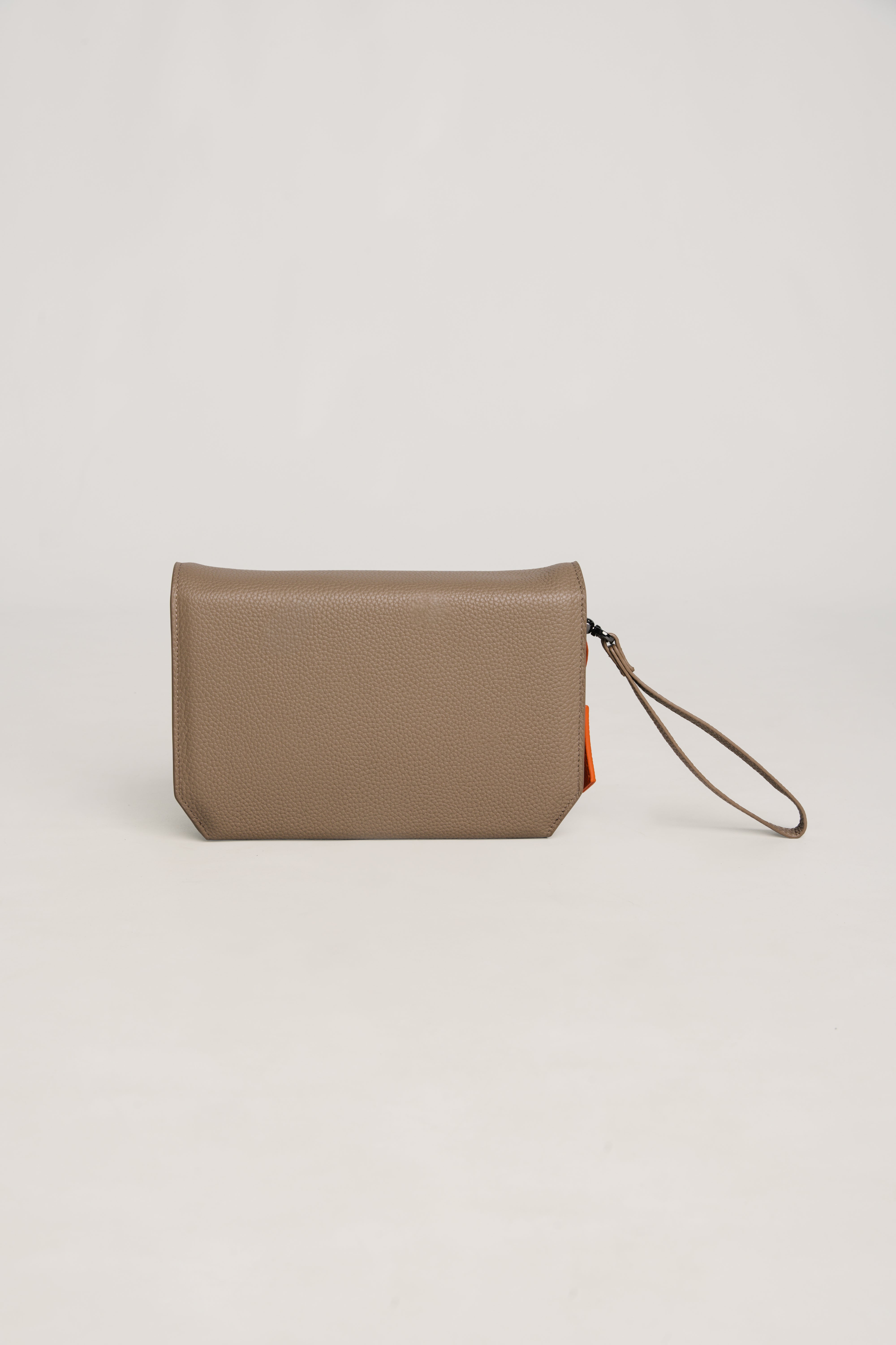 Dual Men Messenger Bag Taupe