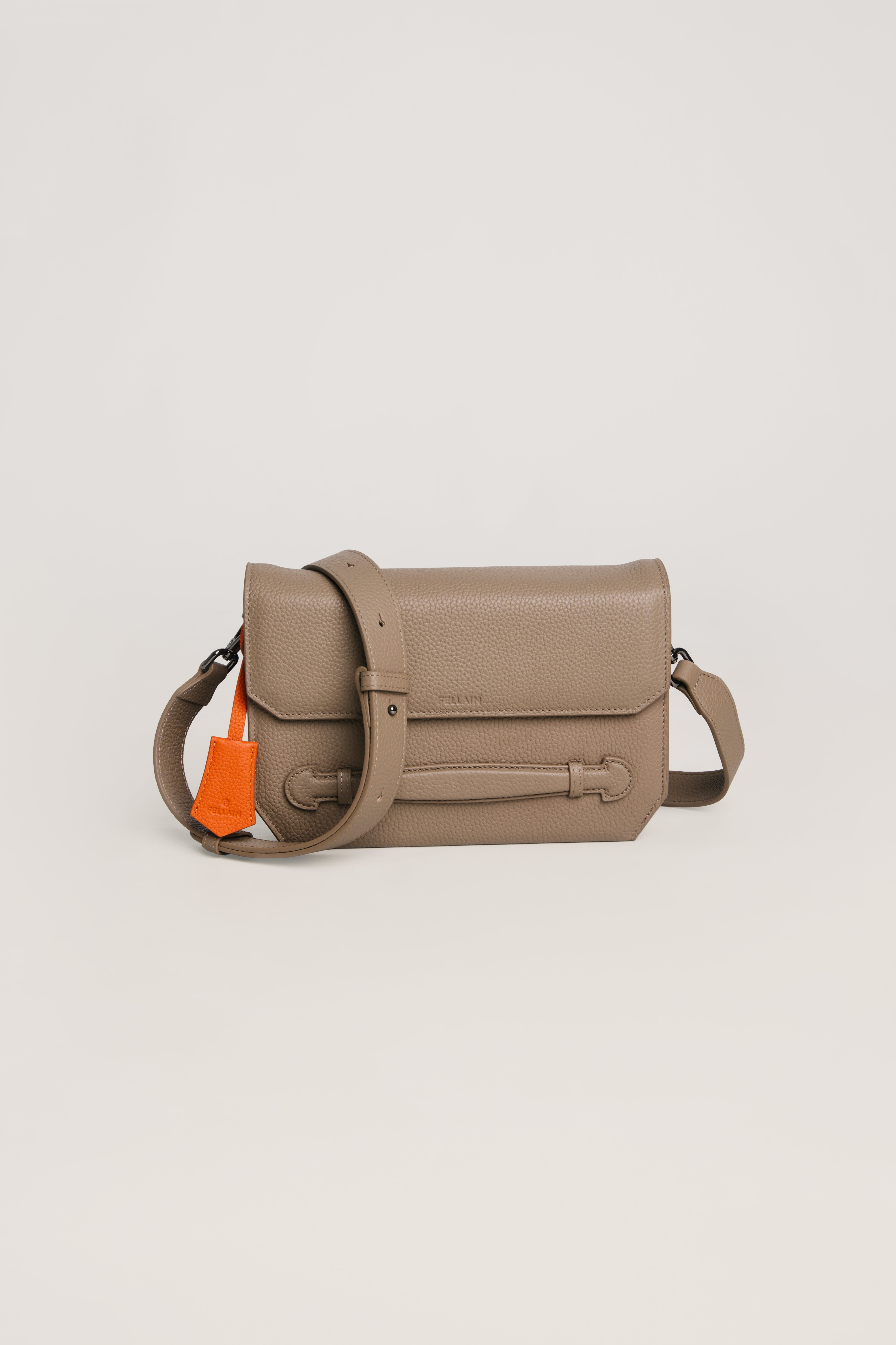 Dual Men Messenger Bag Taupe