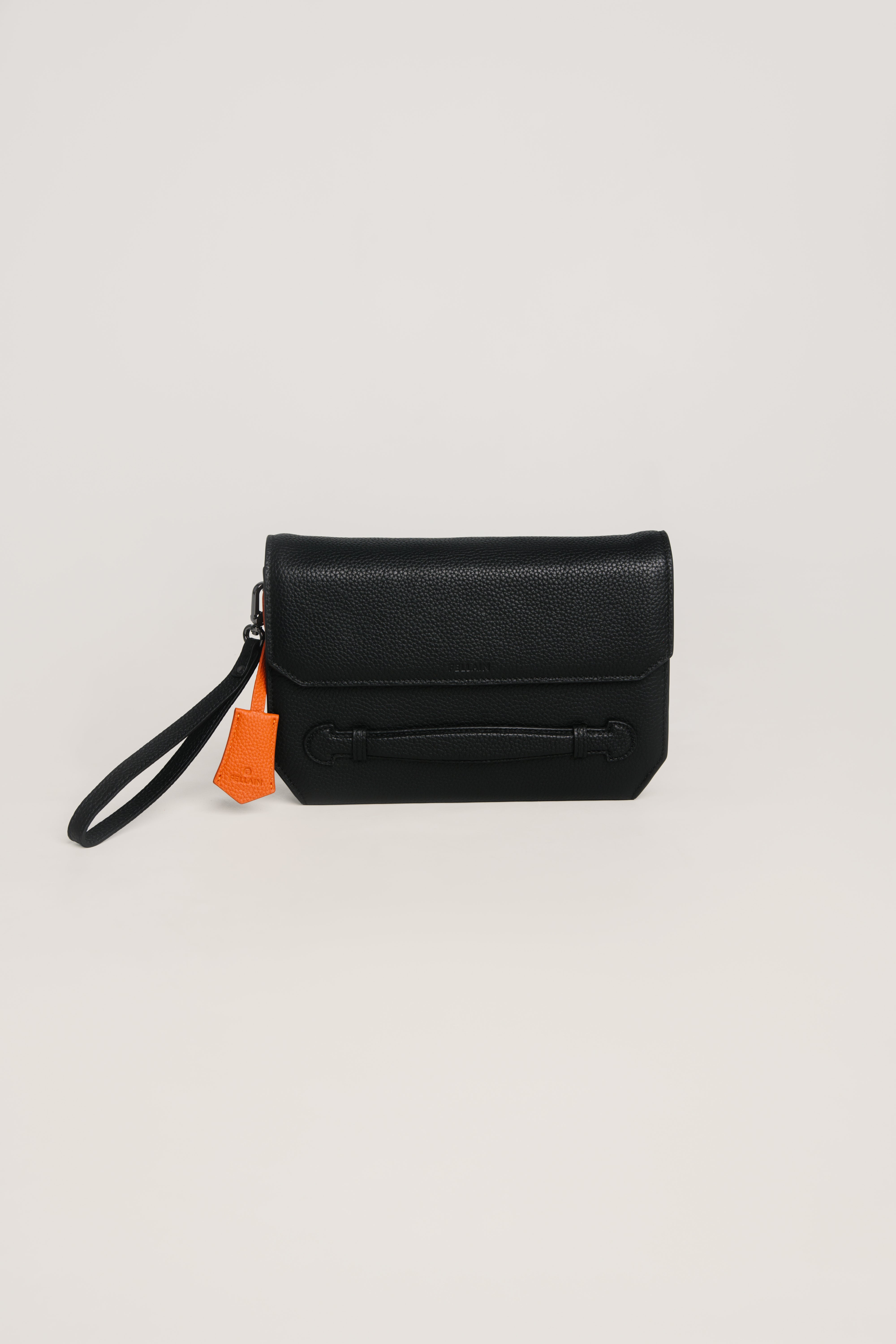 Dual Men Messenger Bag Black