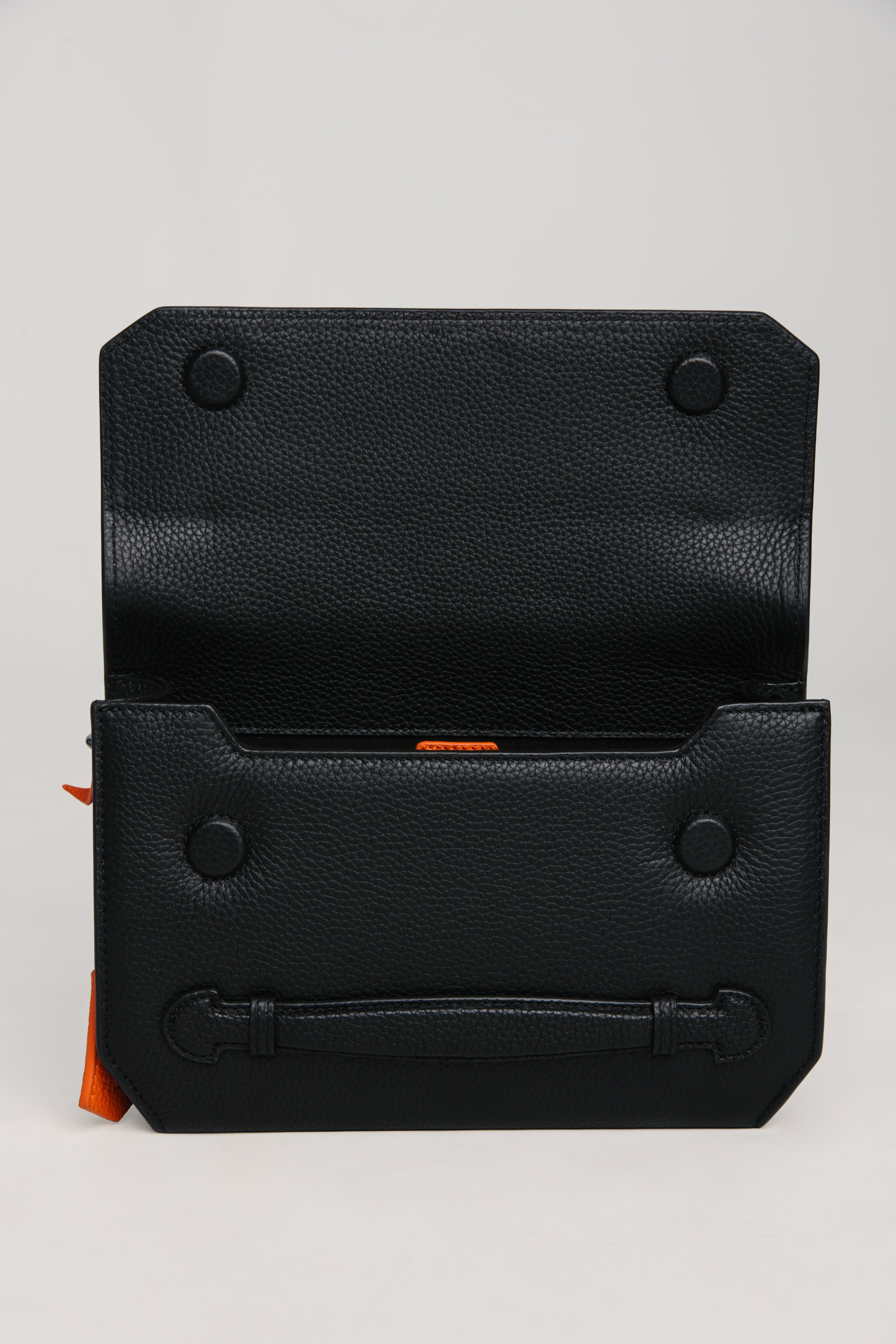 Dual Men Messenger Bag Black