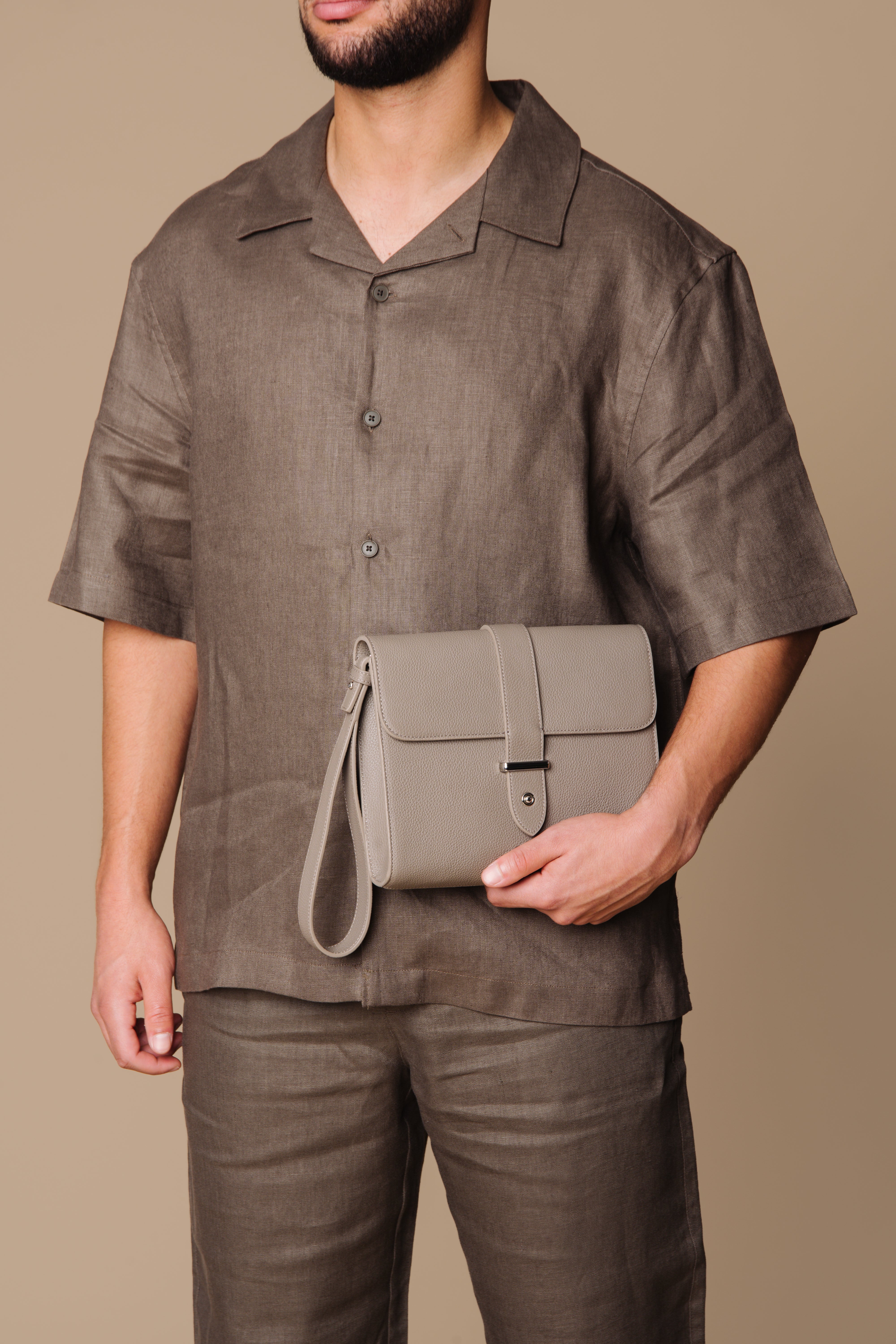 Julien Messenger Bag Taupe