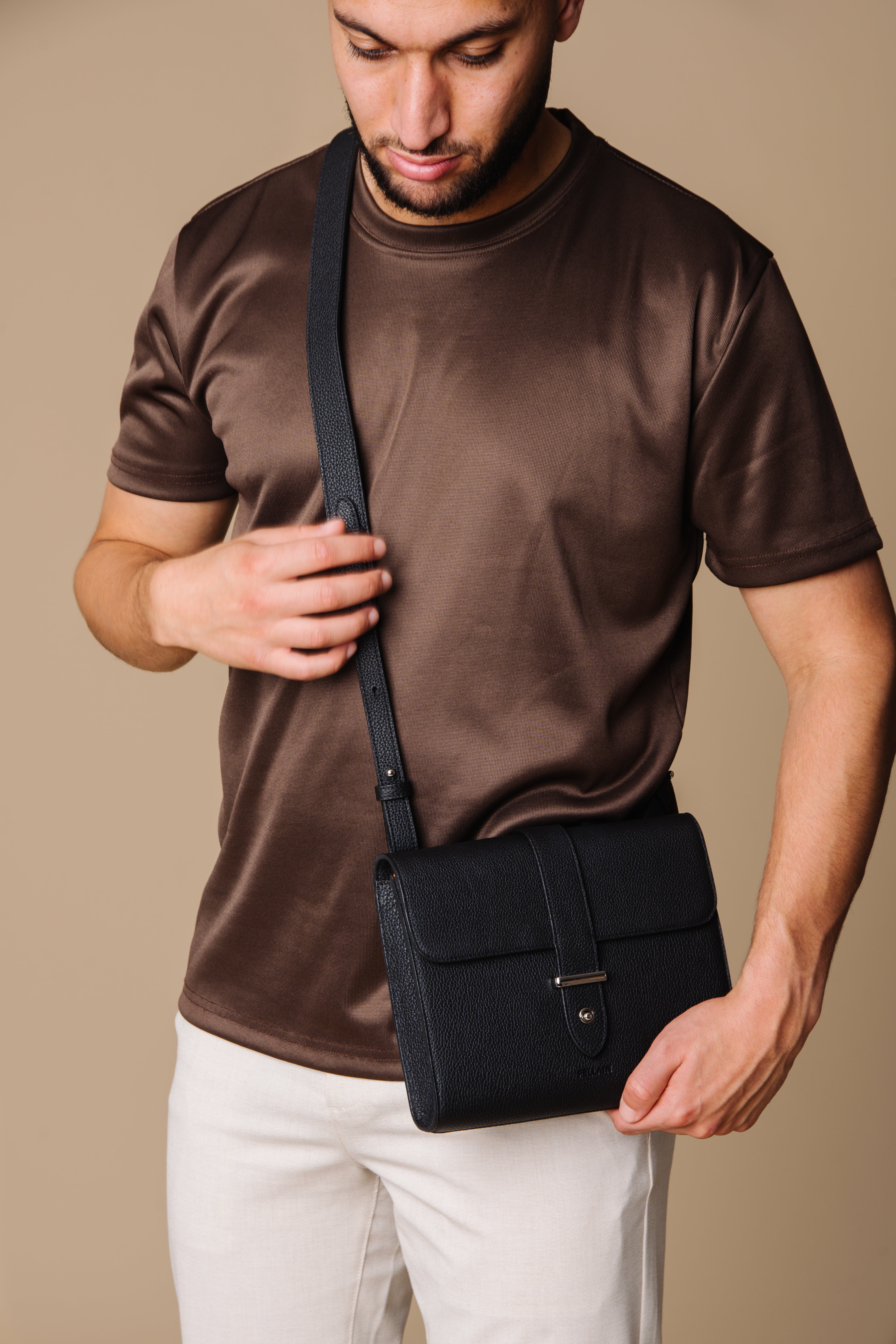 Julien Messenger Bag Black