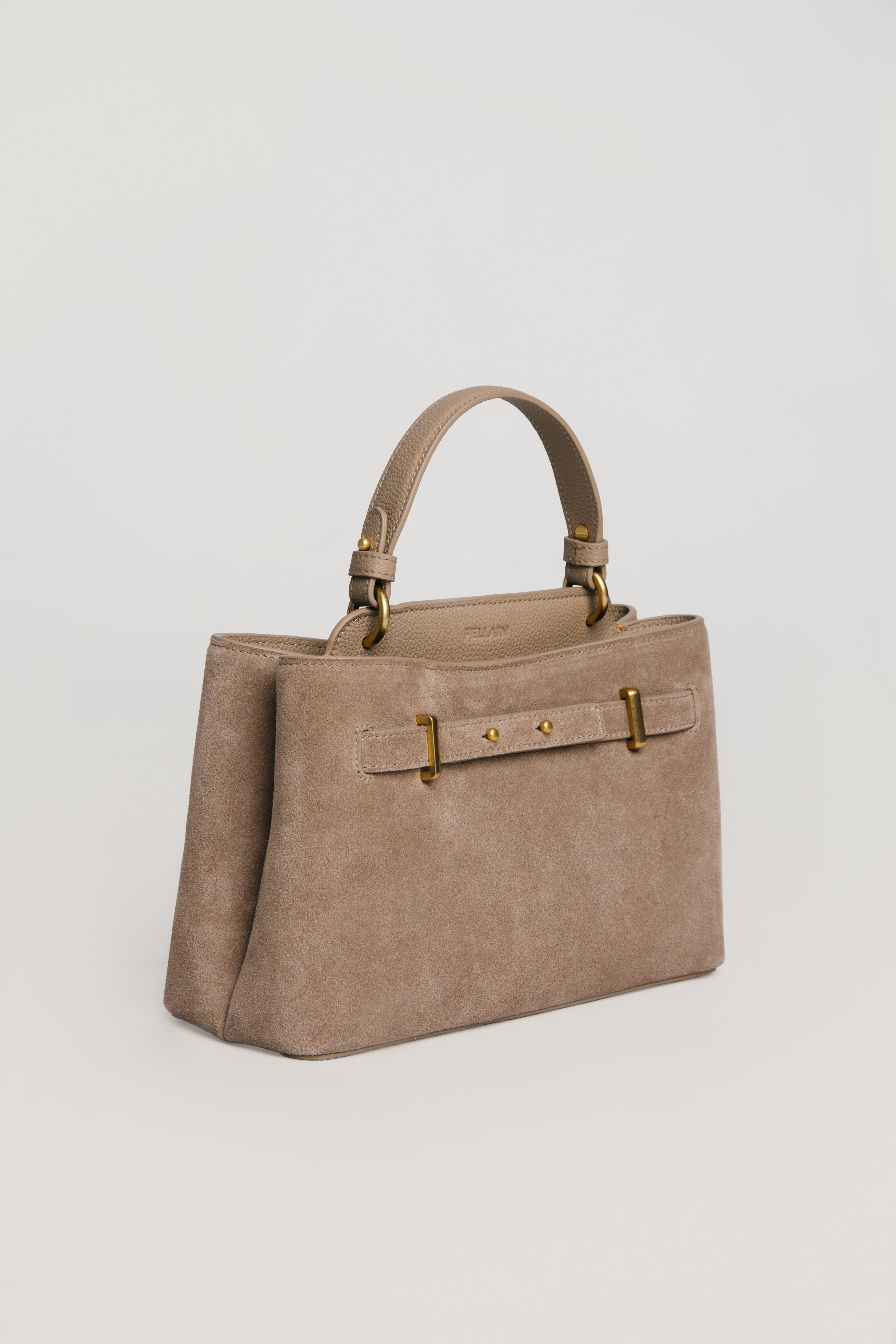 Noé Suede Bag Beige