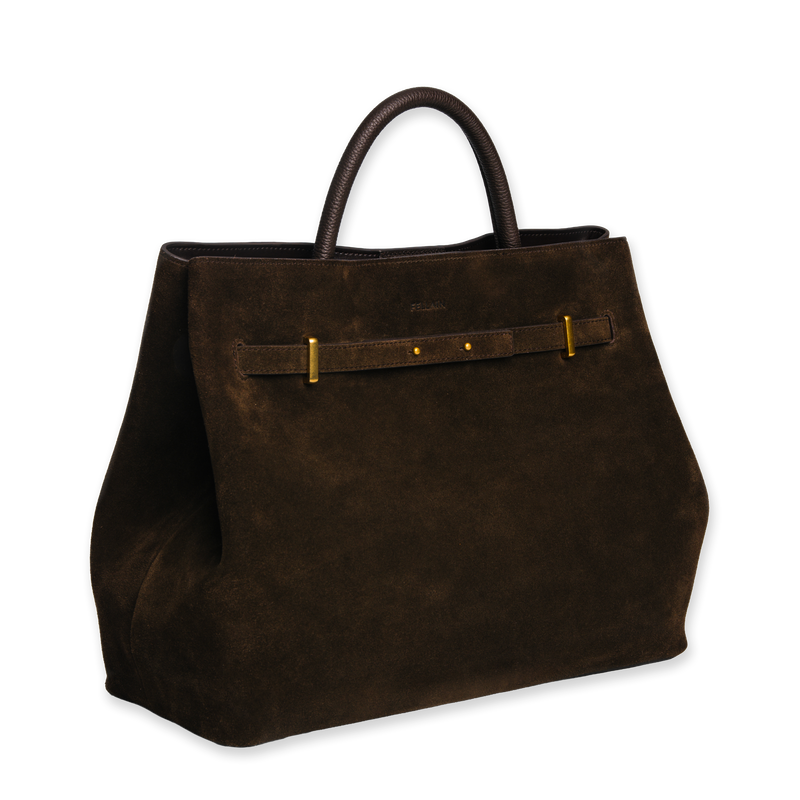 Yara Suede Bag Brown