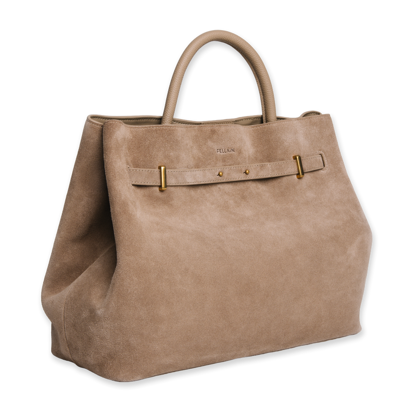 Yara Suede Bag Beige