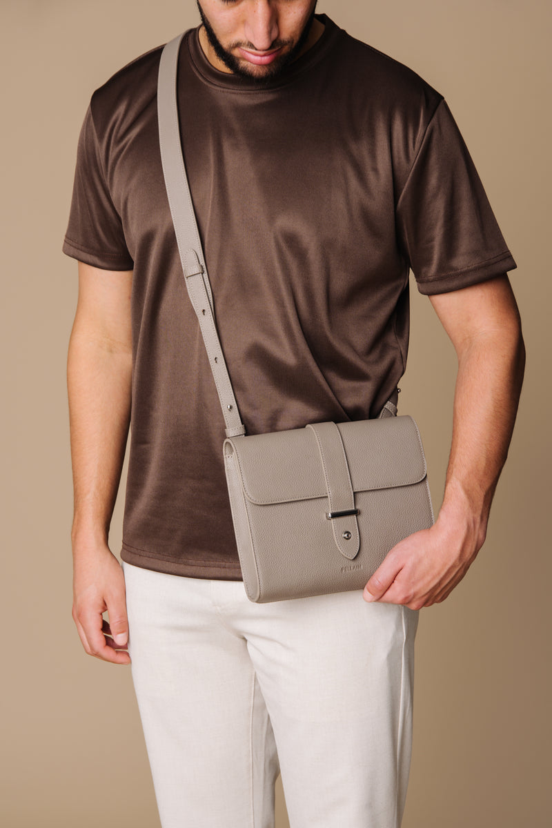 Julien Messenger Bag Taupe