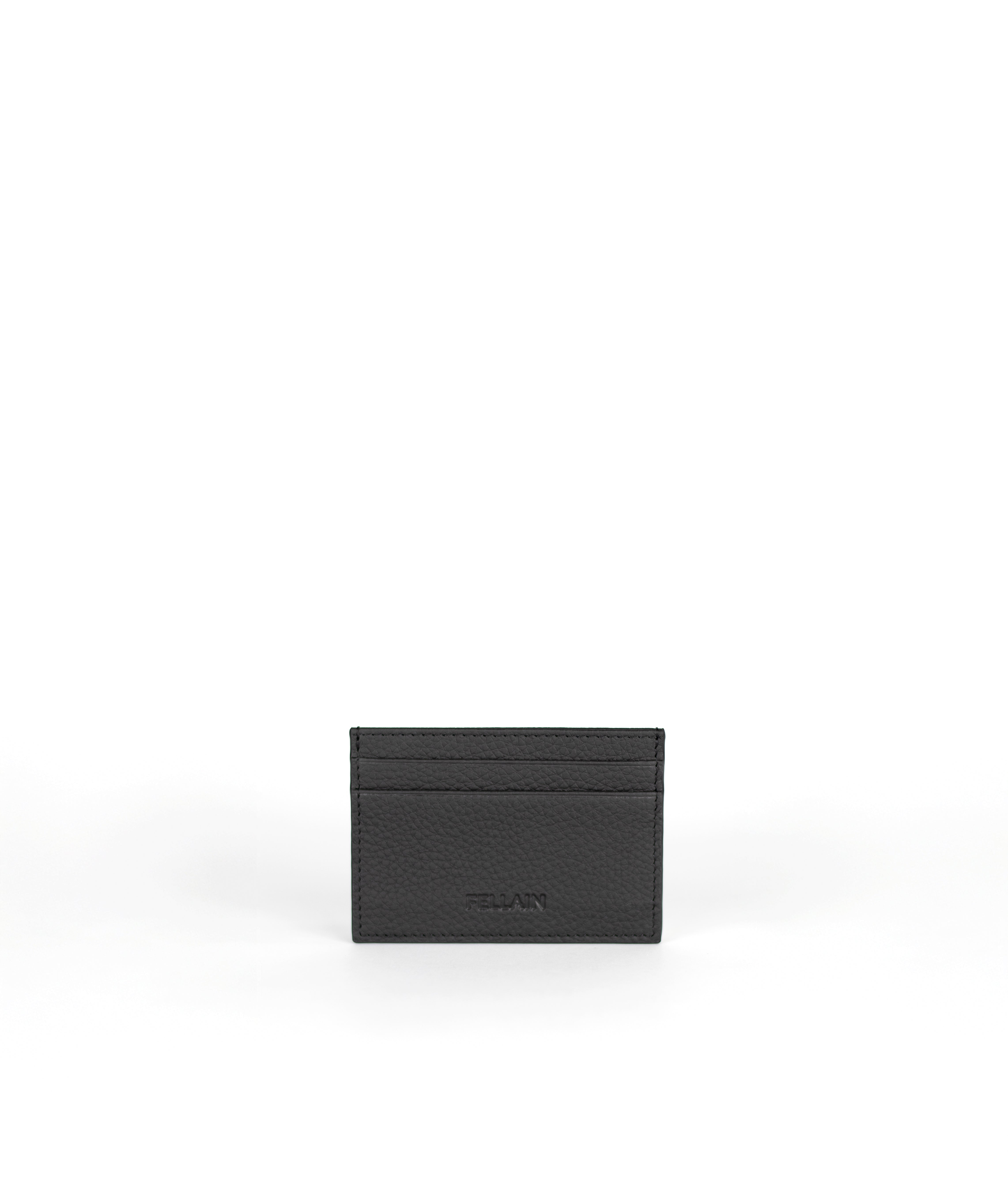 Slim card holder black
