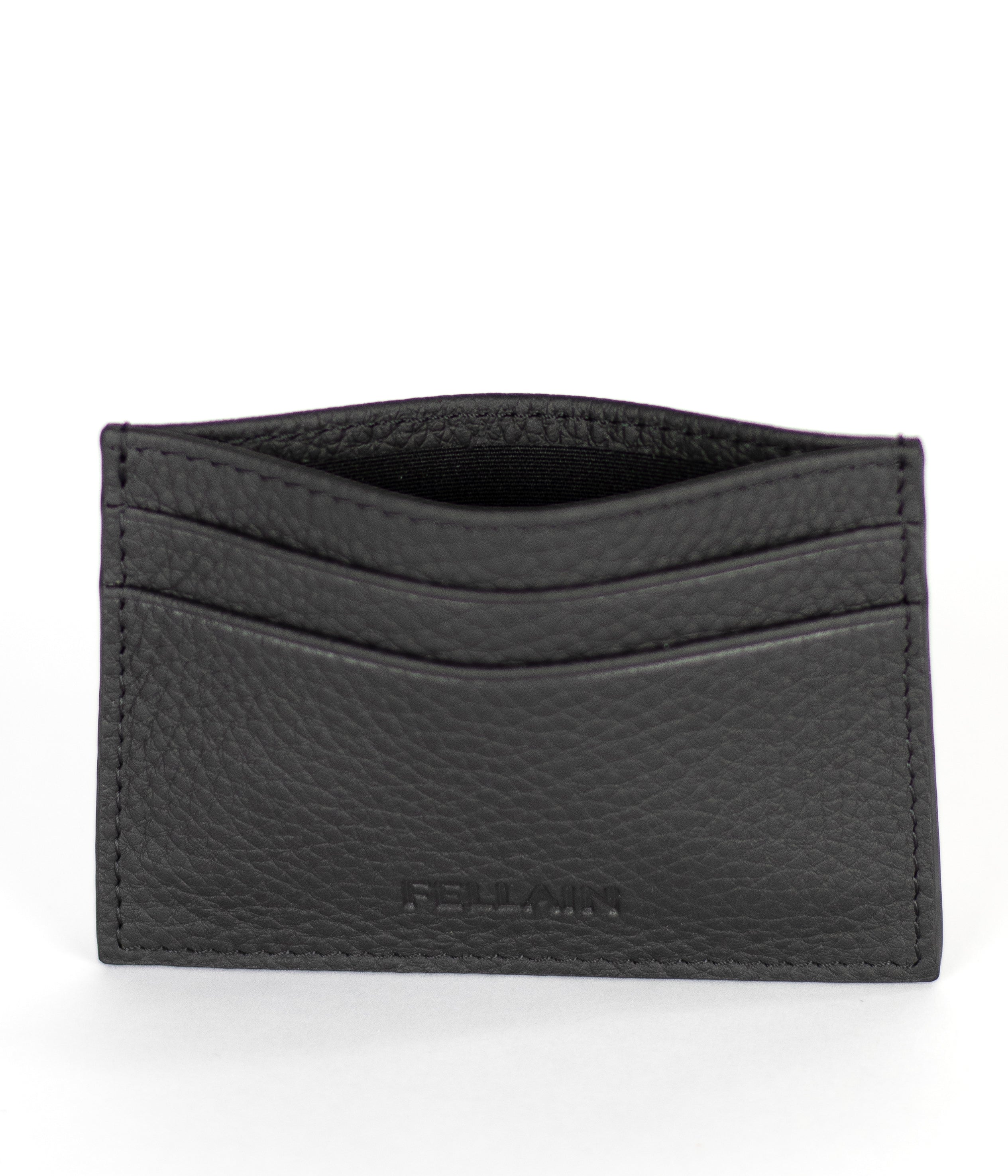 Slim card holder black